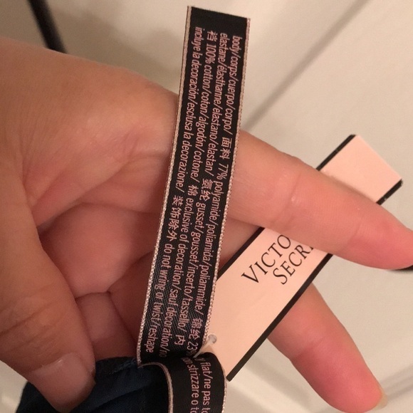 💖 VS SEXY High Waist Thong Embroidered w Crystals - Picture 6 of 6